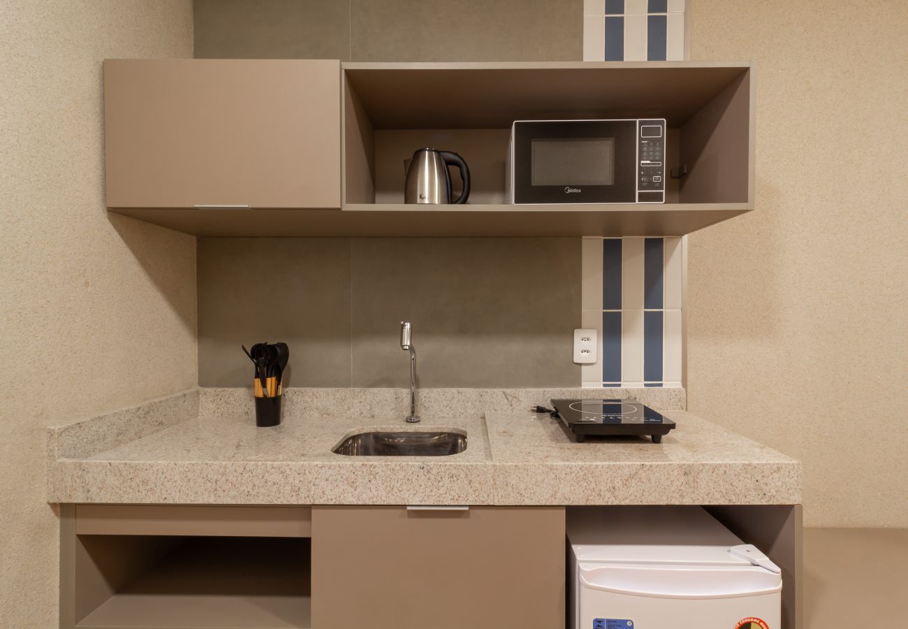 Apartment in Rio de Janeiro - Vista para o Mar e Varanda com Banheira  | Q4