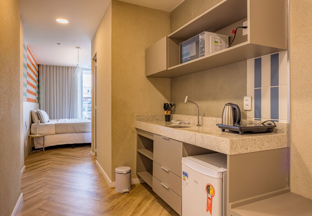 Apartment in Rio de Janeiro - Vista para o Mar e Varanda com Banheira  | Q4
