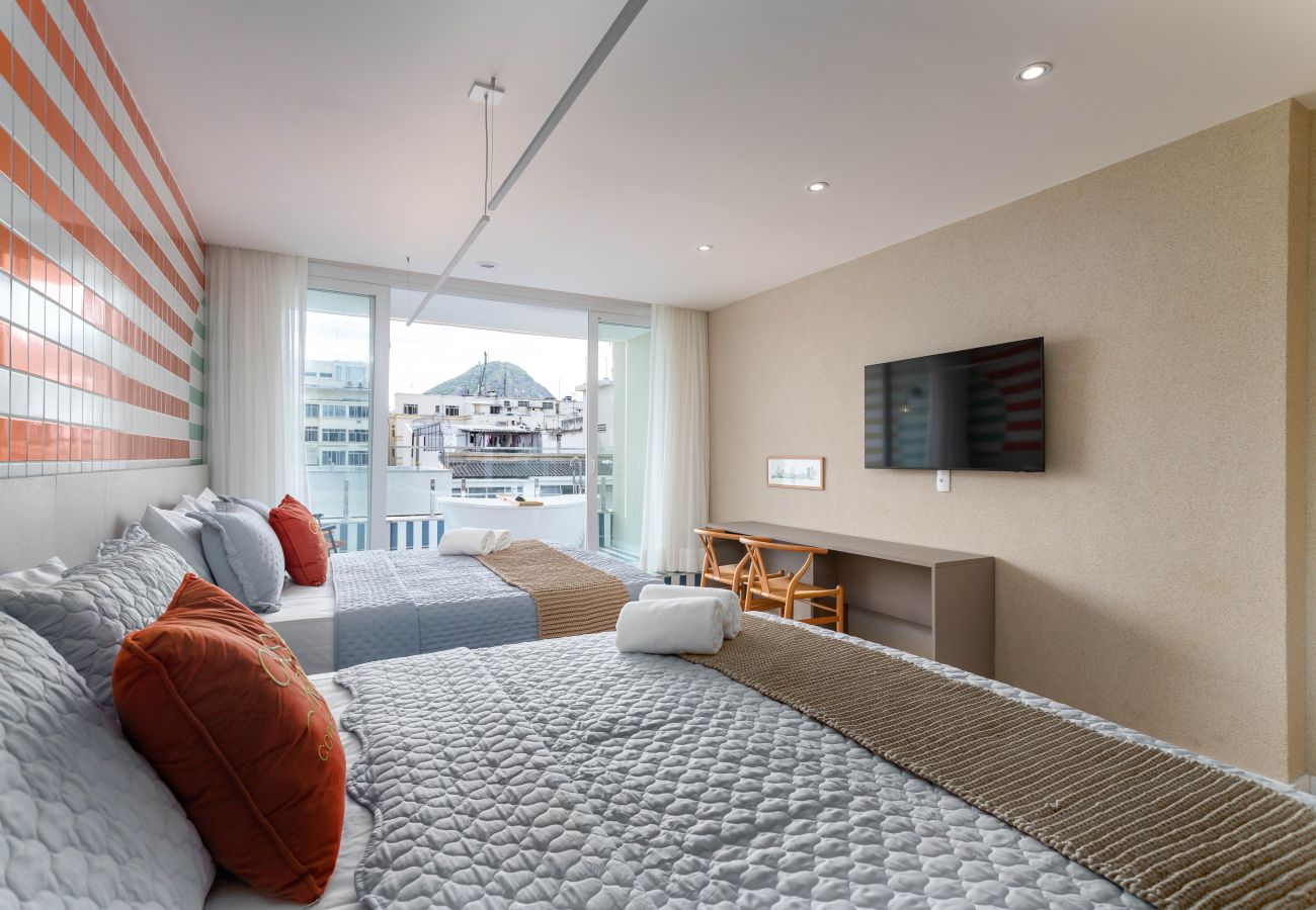 Apartment in Rio de Janeiro - Vista para o Mar e Varanda com Banheira | Q5