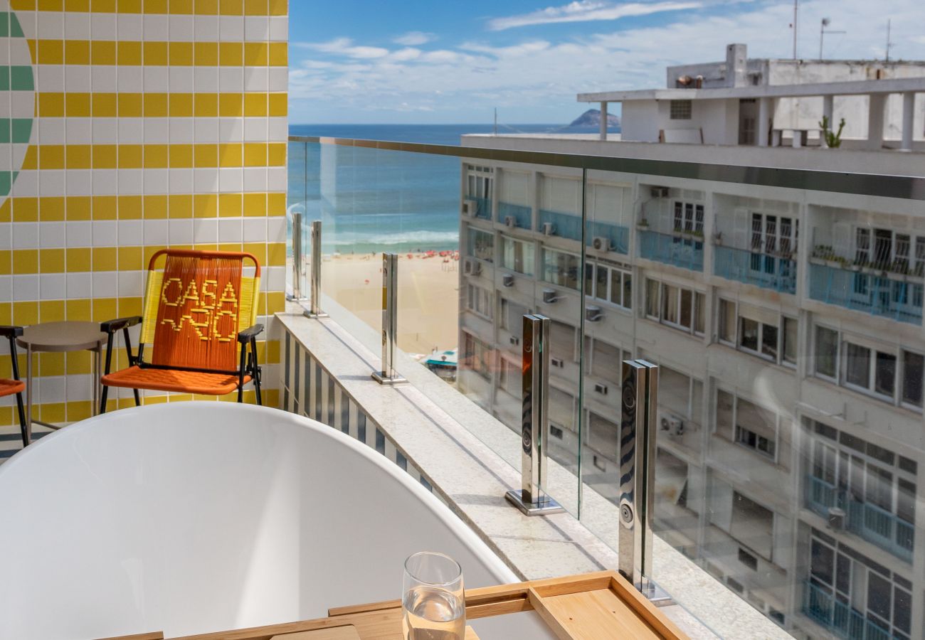 Apartment in Rio de Janeiro - Vista para o Mar e Varanda com Banheira | Q5