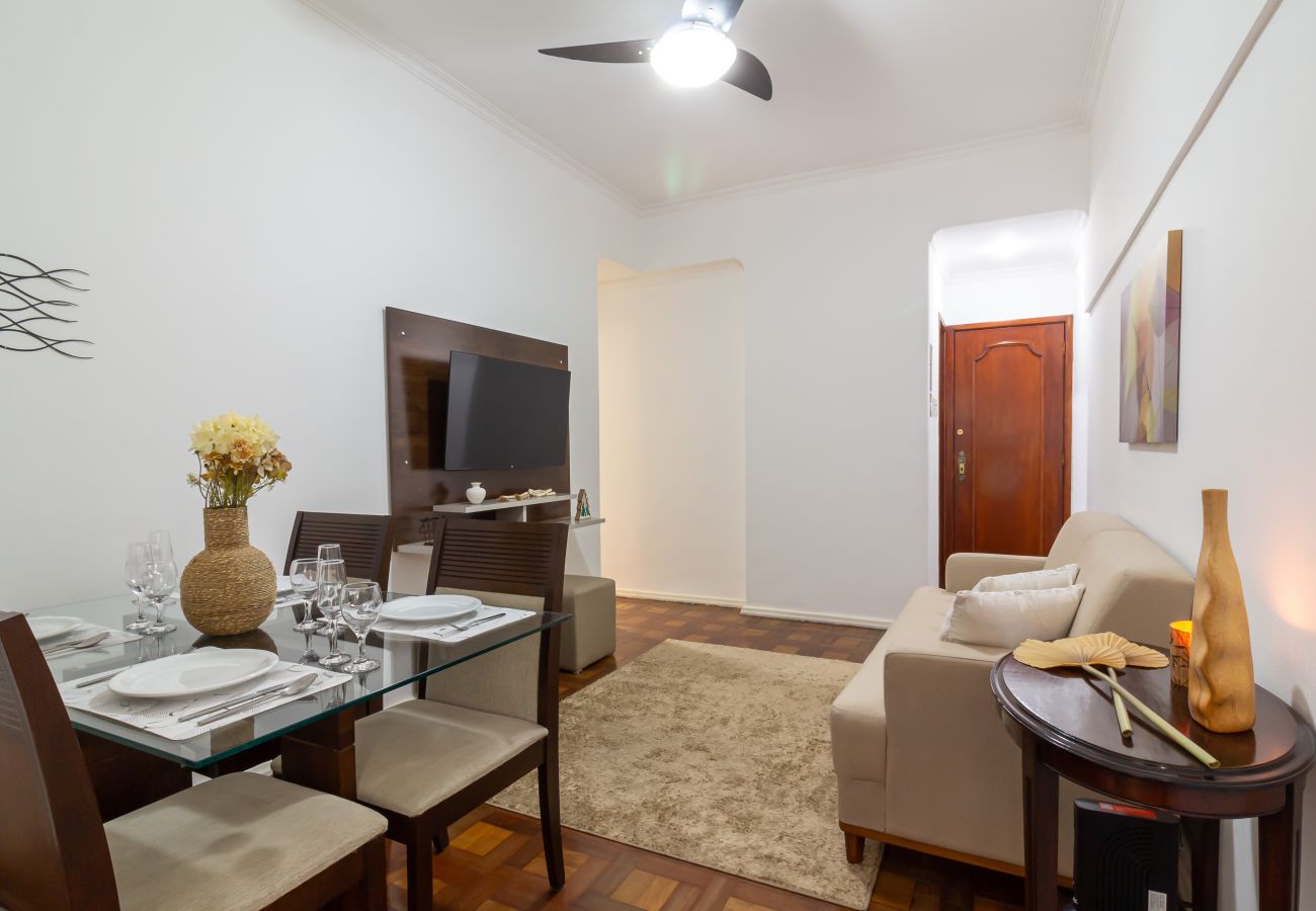 Apartment in Rio de Janeiro - Conforto em Copacabana a 9 minutos da praia | CJ202 