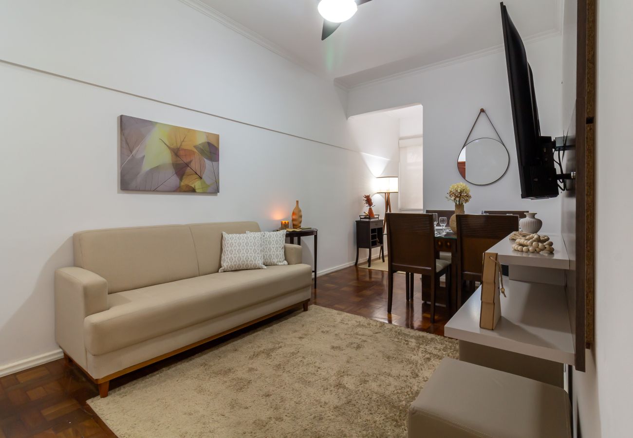 Apartment in Rio de Janeiro - Conforto em Copacabana a 9 minutos da praia | CJ202 