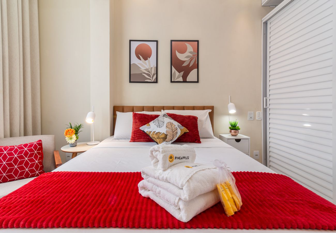 Apartment in Rio de Janeiro - Acolhedor em Copacabana a 7 minutos da praia | FM211