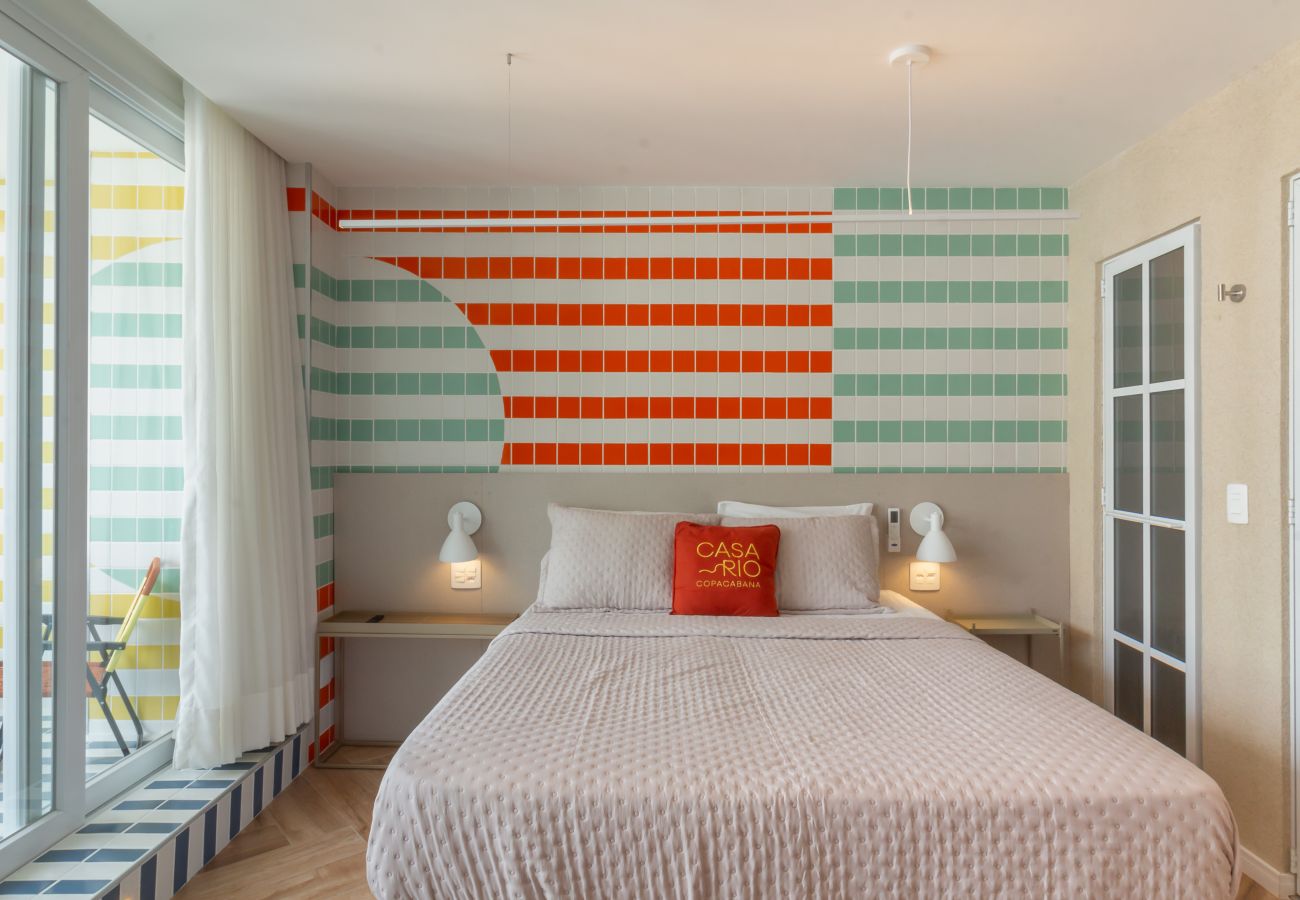 Apartment in Rio de Janeiro - Vista para o Mar e Varanda com Banheira | Q23