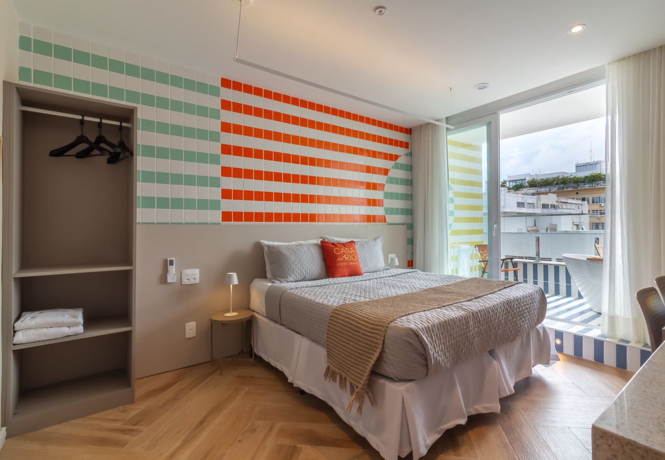 Apartment in Rio de Janeiro - Vista para o Mar e Varanda com Banheira | Q2