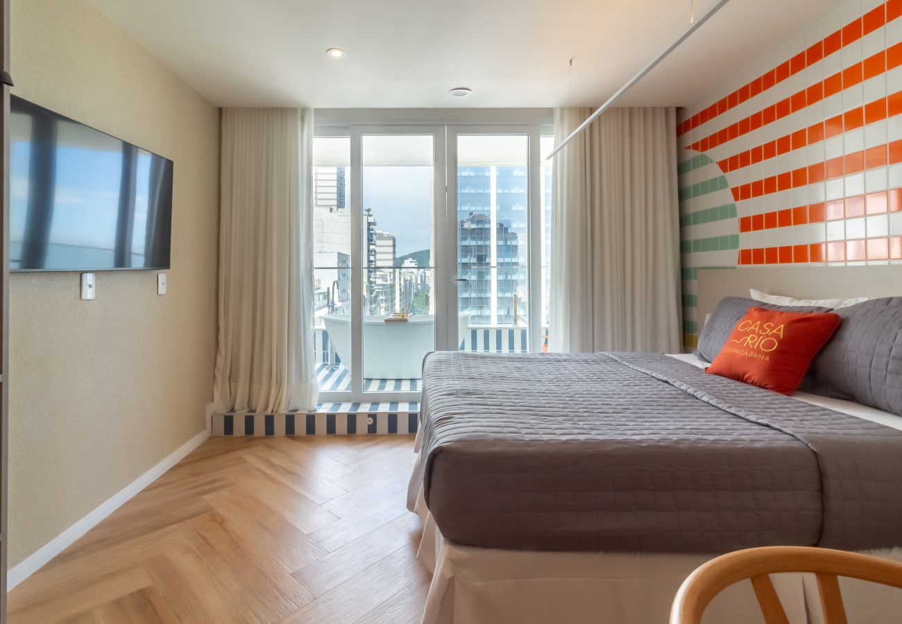 Apartment in Rio de Janeiro - Vista para o Mar e Varanda com Banheira | Q22