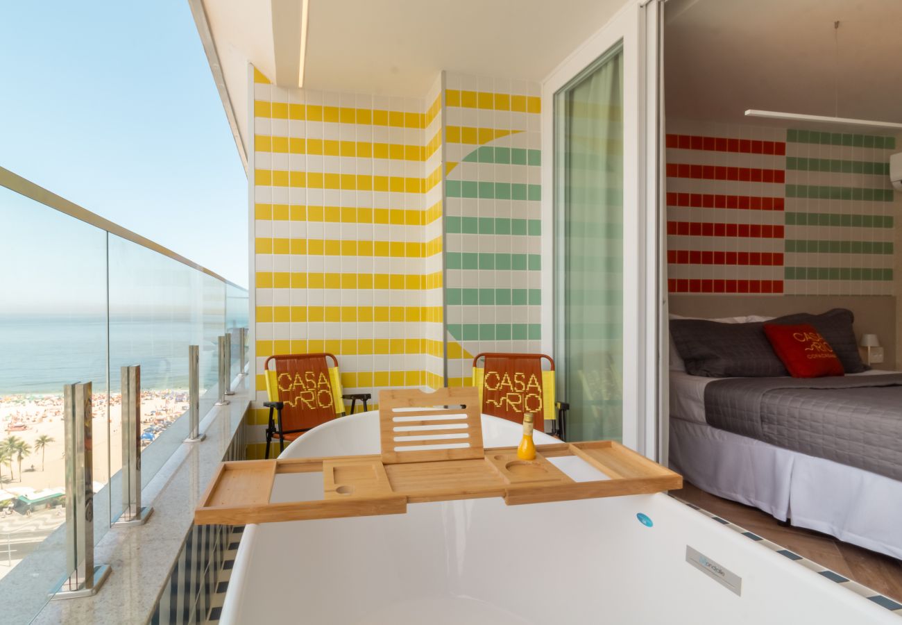 Apartment in Rio de Janeiro - Vista para o Mar e Varanda com Banheira | Q22
