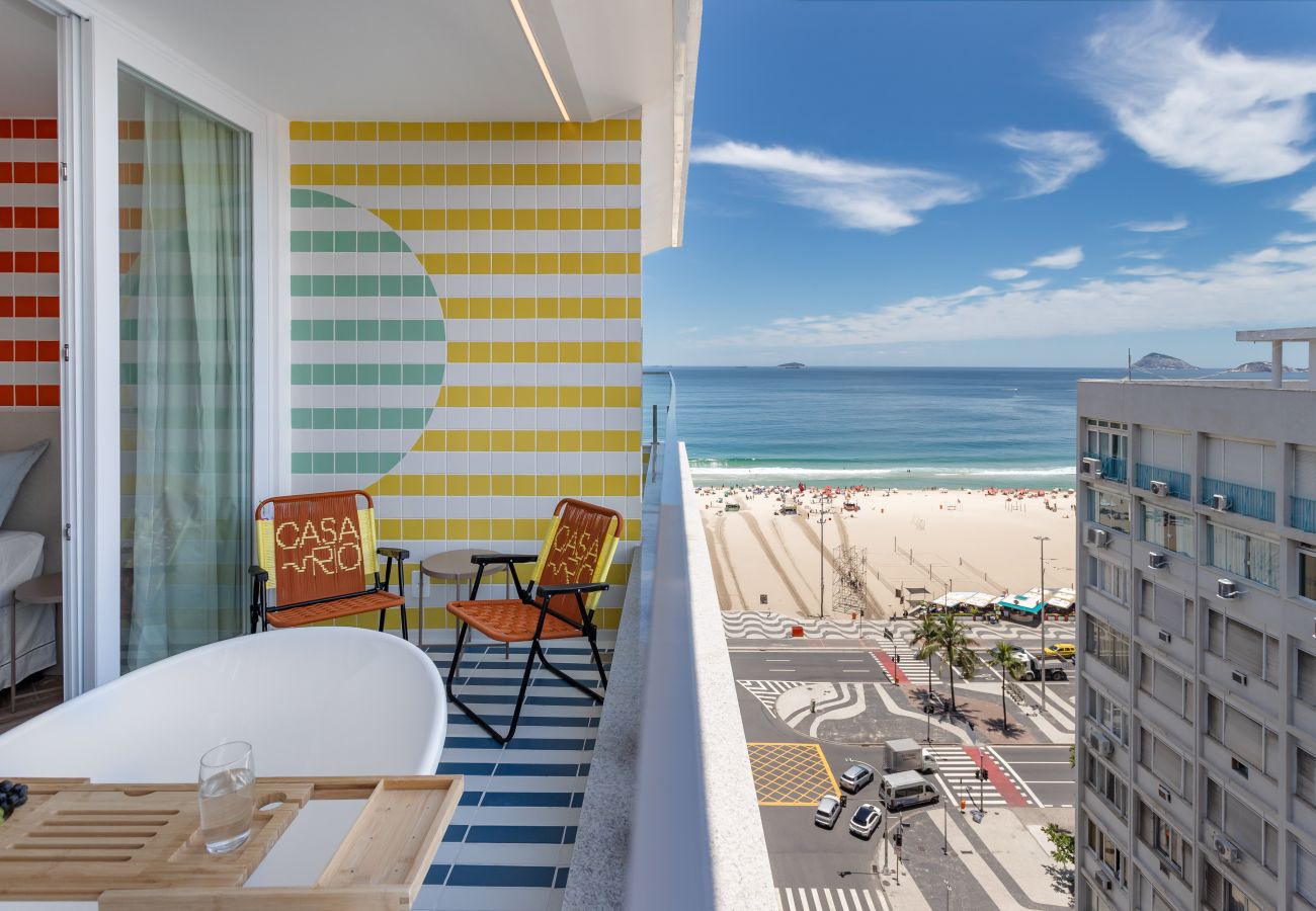 Apartment in Rio de Janeiro - Vista para o Mar e Varanda com Banheira | Q11